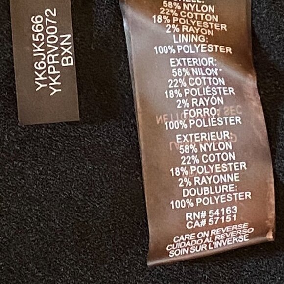 Karl Lagerfeld Women's Floral Lace Pattern Lasercut Shortsleeve Blouse Size 2 - Picture 6 of 7